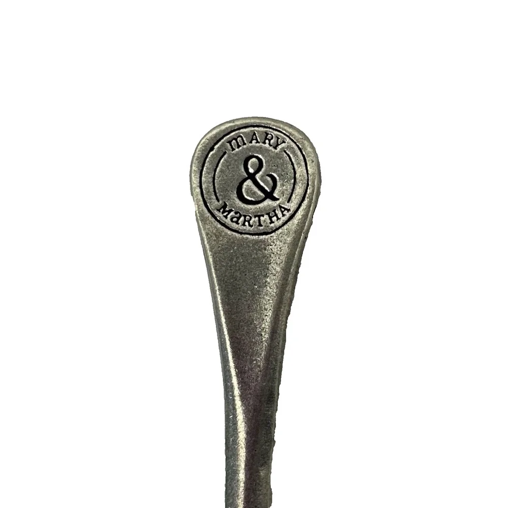 VINTAGE ANTIQUE Mary Martha Collectible Spoon Matthew 22:37